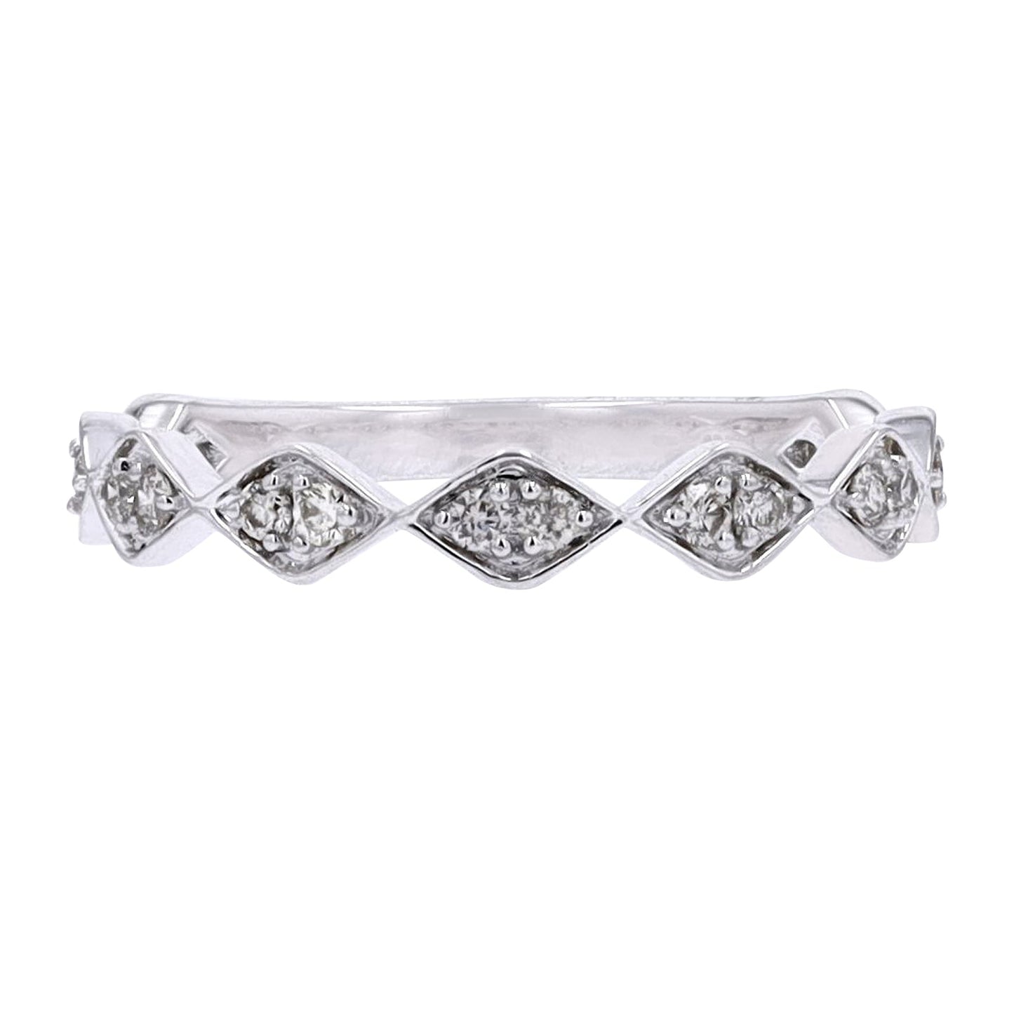 0.22 CTW Stackable Diamond Band in 14k Gold