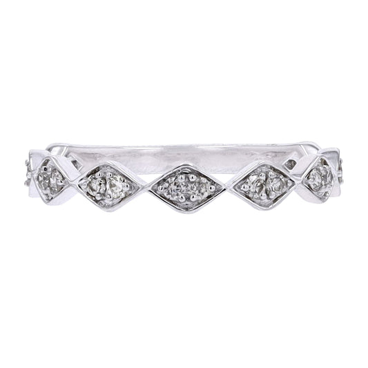 0.22 CTW Stackable Diamond Band in 14k Gold