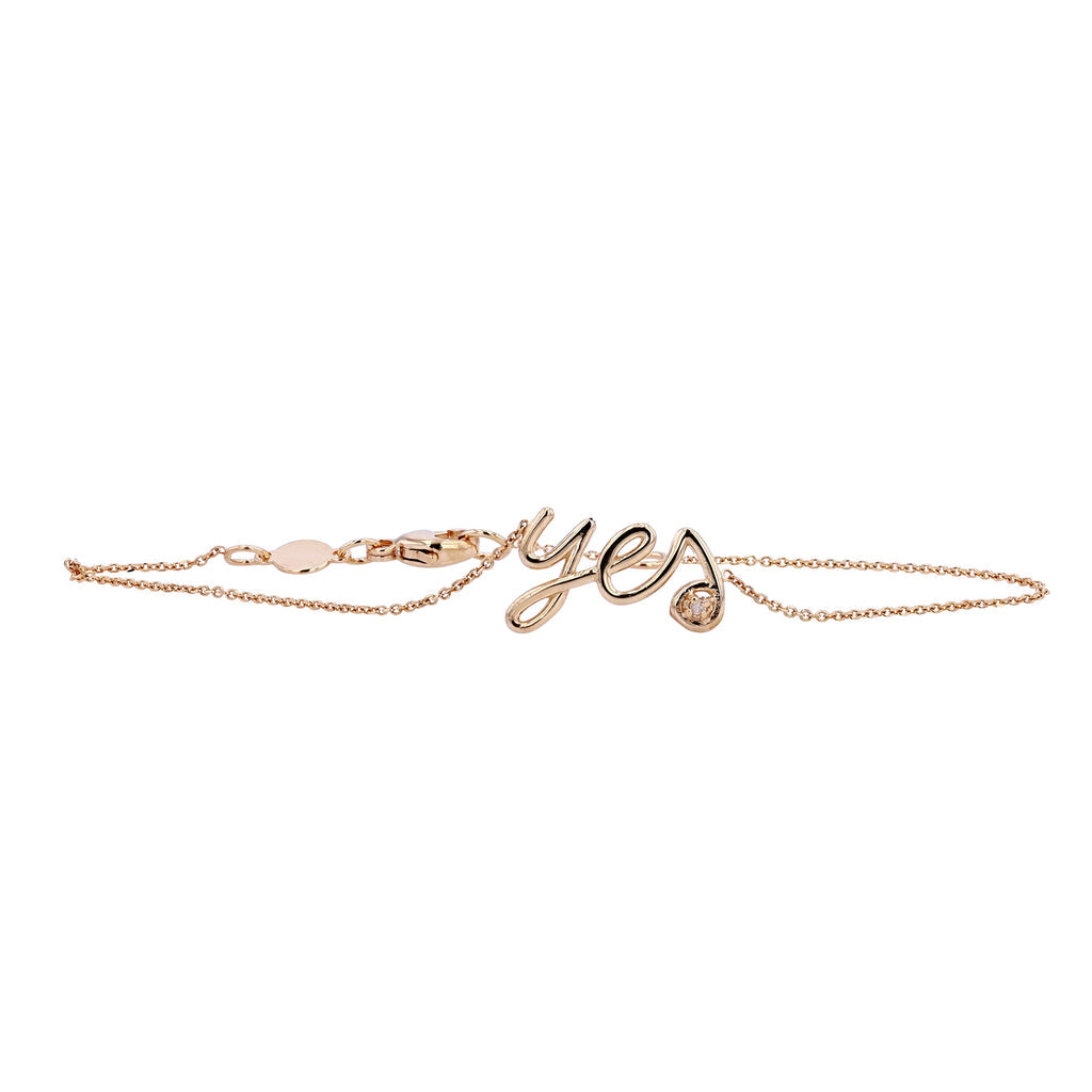 14K YG 'Love' Bracelet