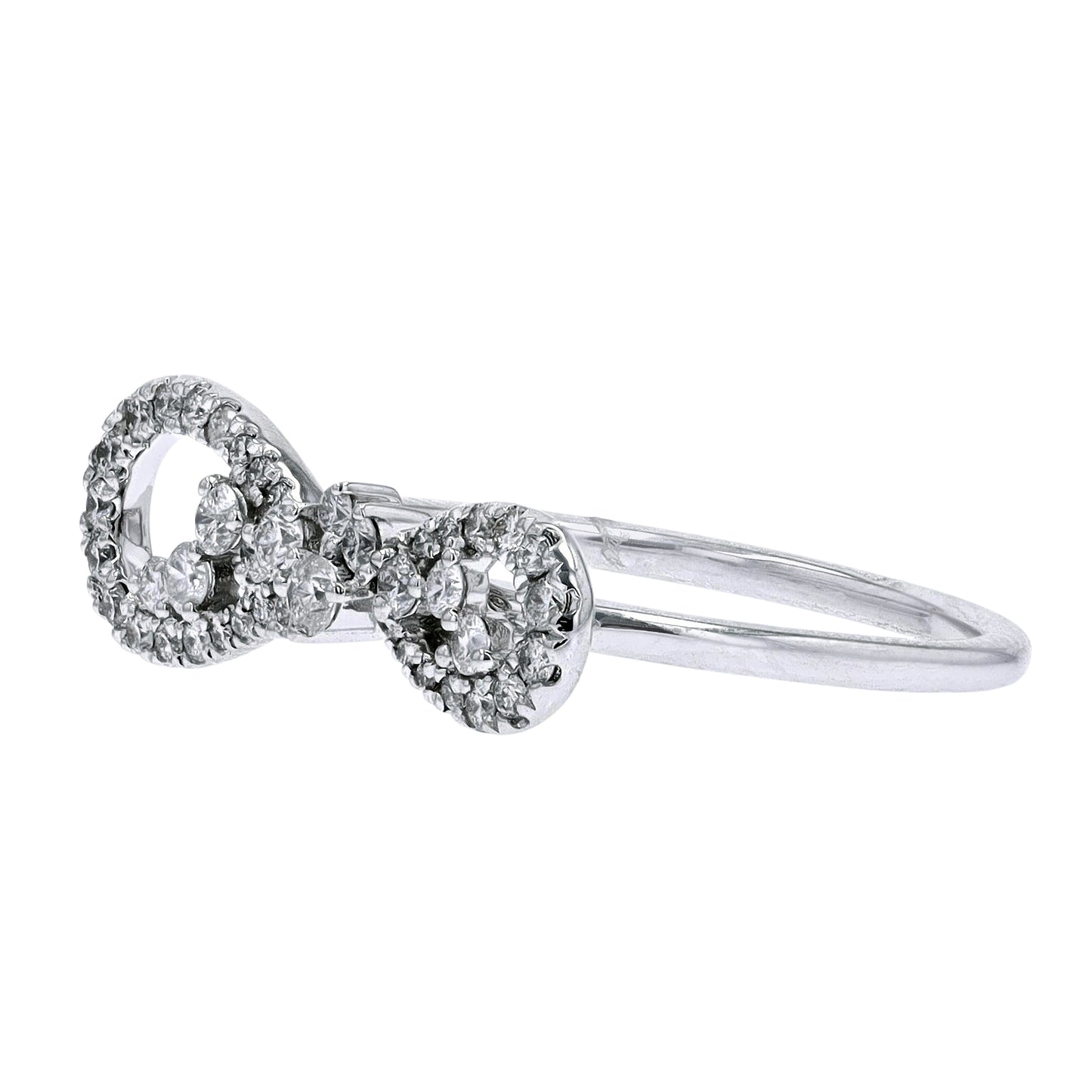 0.30 CTW Infinity Diamond Ring 10k Gold