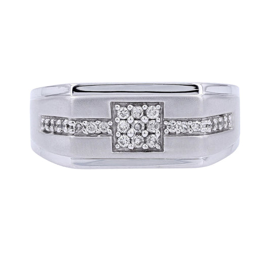 10K White Gold 0.25 CTW In Diamonds