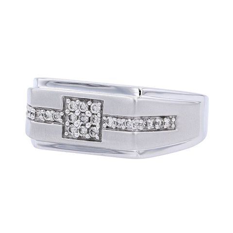 10K White Gold 0.25 CTW In Diamonds