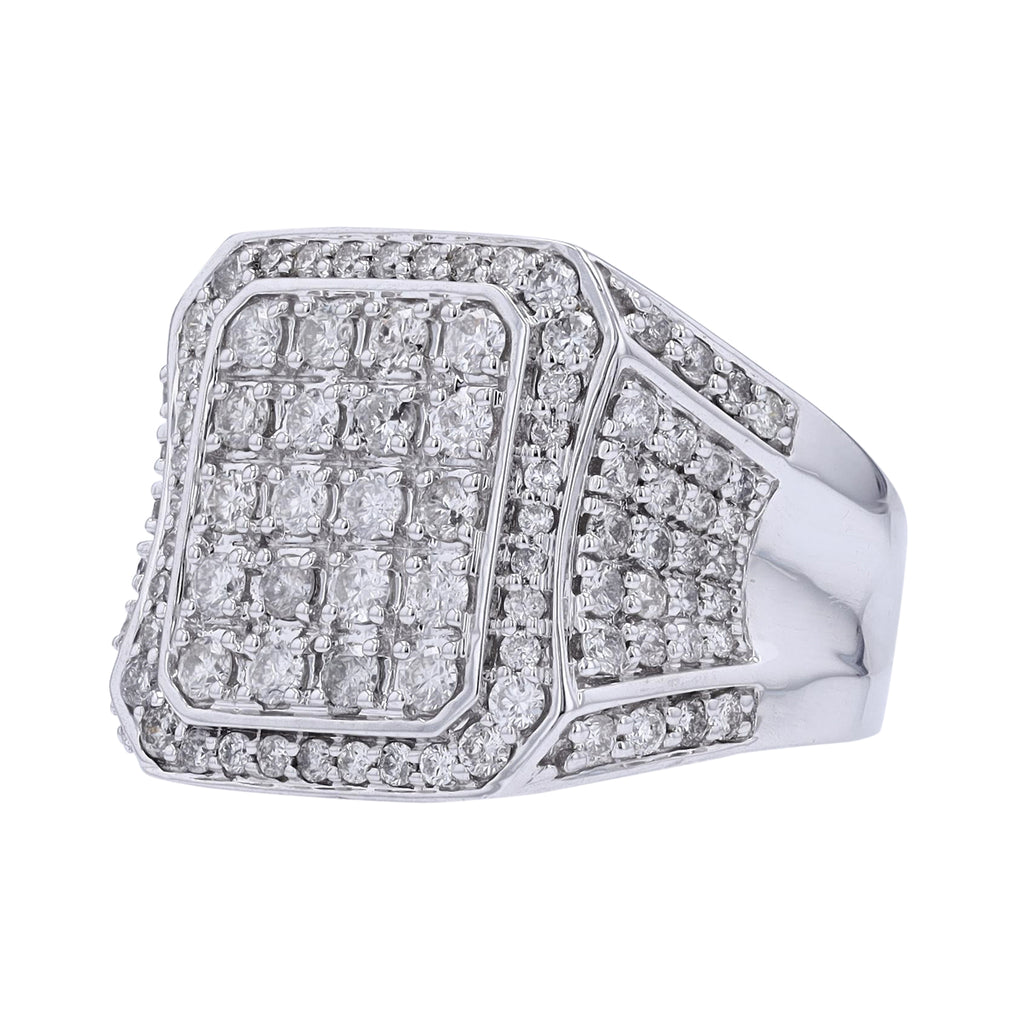 10K WG 2 CTW Diamond Gents Ring