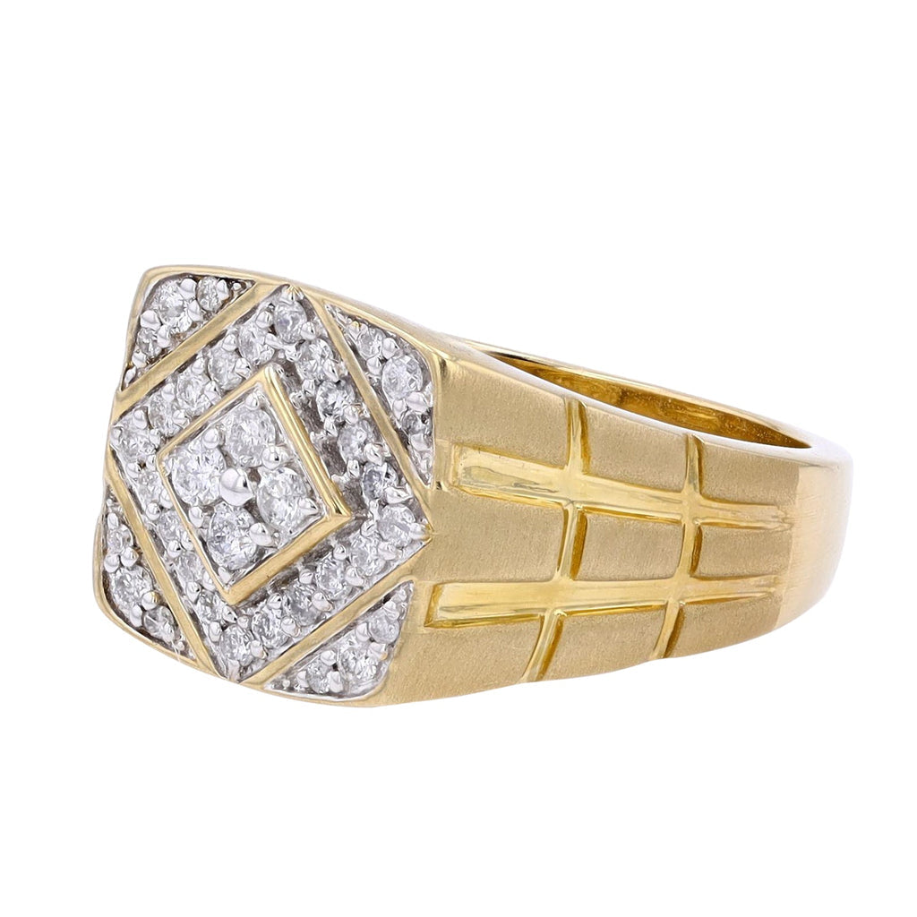 10K 1/2 CTW Gents Diamond Ring