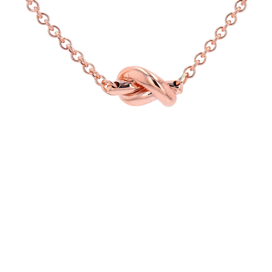 Love Knot Necklace in 14k Gold