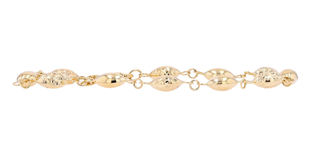 14K Yellow Gold 3.80 Grams 8" Bracelet