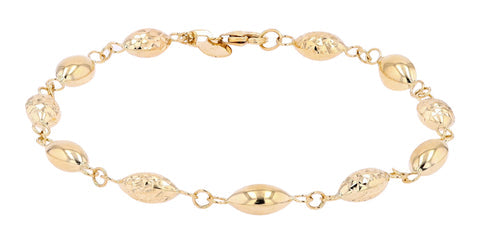 14K Yellow Gold 3.80 Grams 8" Bracelet